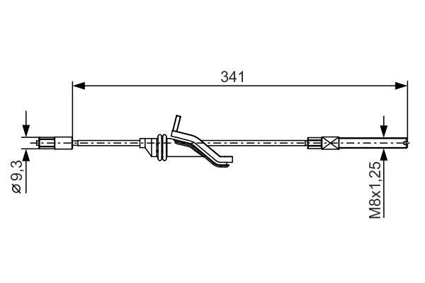 1987482188 Bosch Handbremsseil