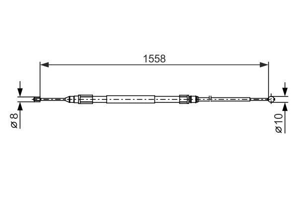 1987482368 Bosch Handbremsseil