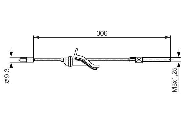 1987482369 Bosch Handbremsseil