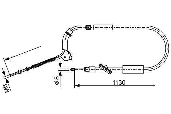 1987482490 Bosch Handbremsseil