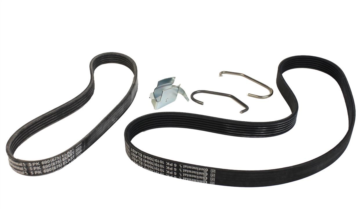 6PK1019ELASTT1 Contitech Комплект ремня генератора