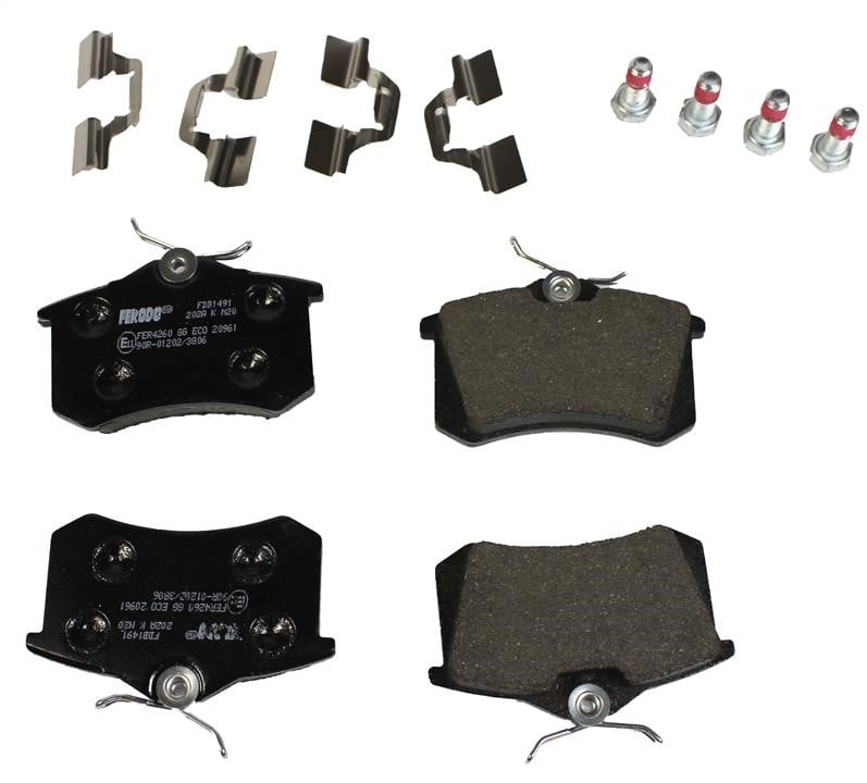 FDB1491 Ferodo FERODO PREMIER brake pad set