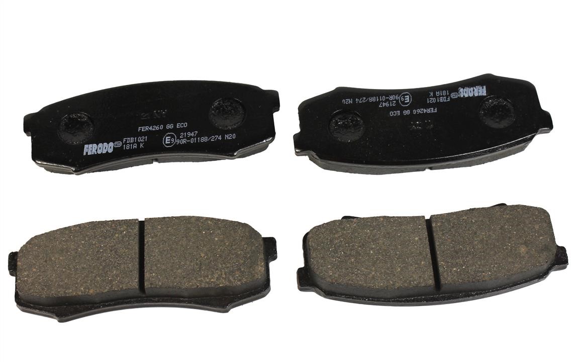 Ferodo FDB1021 FERODO PREMIER disc brake pads, set FDB1021: Buy near me in Poland at 2407.PL - Good price!