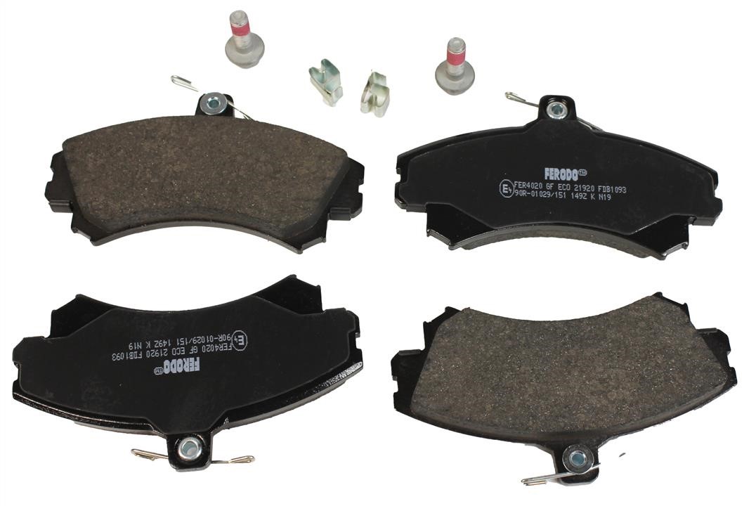 Ferodo FDB1093 FERODO PREMIER disc brake pads, set FDB1093: Buy near me in Poland at 2407.PL - Good price!