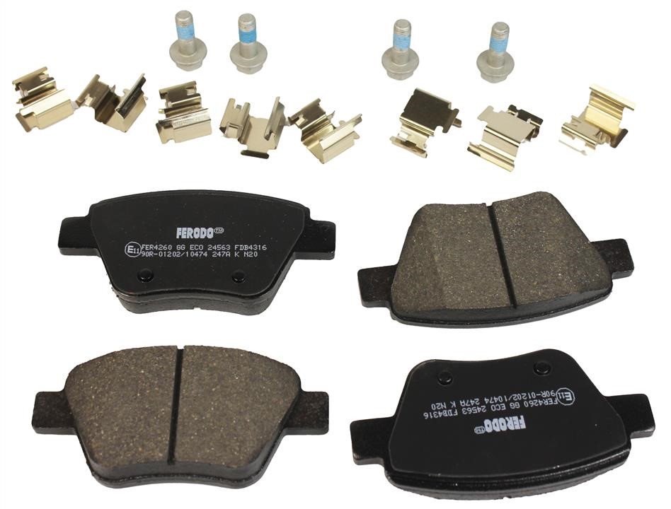 Ferodo FDB4316 FERODO PREMIER disc brake pads, set FDB4316: Buy near me in Poland at 2407.PL - Good price!