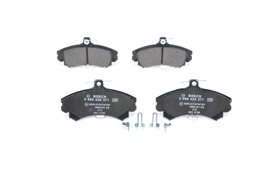 Bosch Brake pad set – price 141 PLN