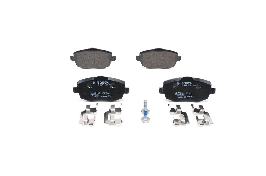 Bosch Brake pad set – price 160 PLN