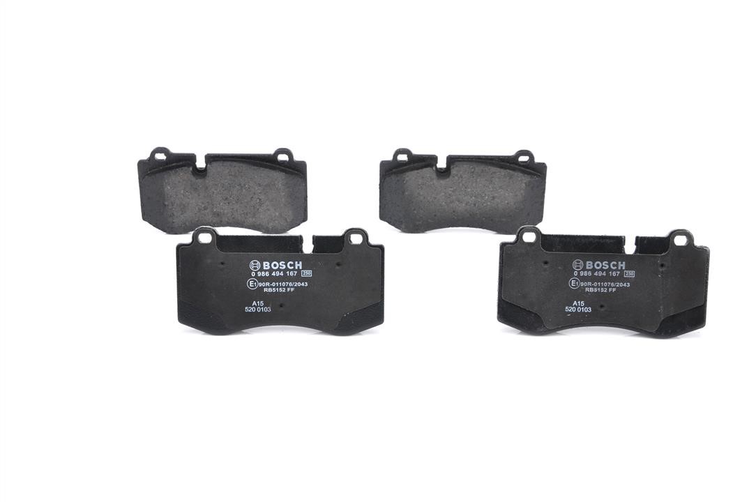 Bosch Brake pad set – price 164 PLN