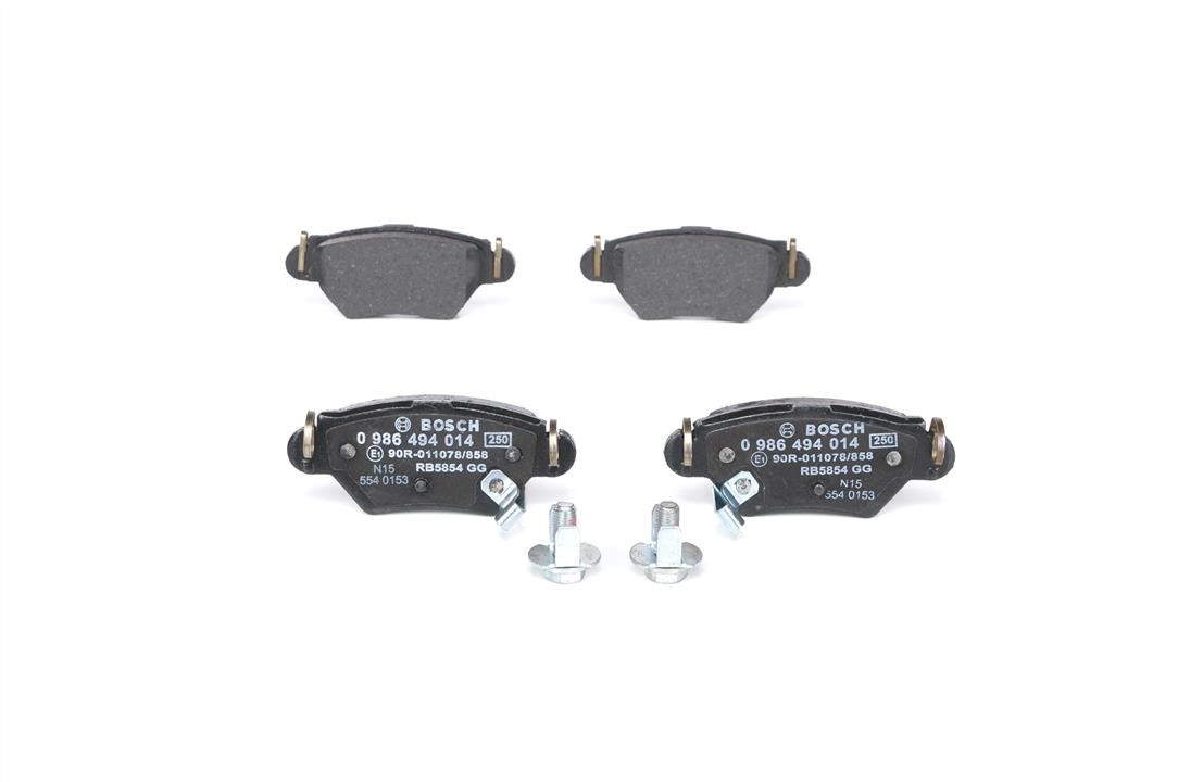 Bosch Brake pad set – price 117 PLN