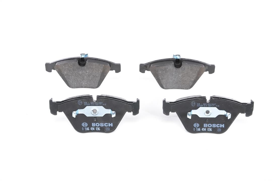 0986494036 Bosch Bremsbelagsatz