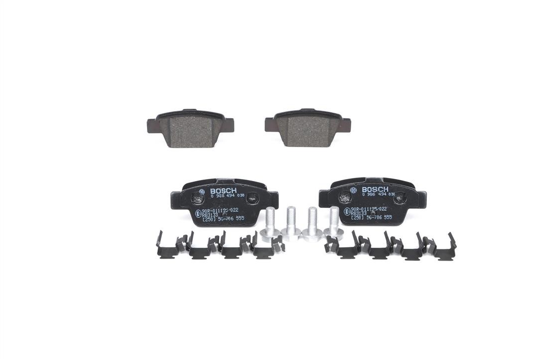 Bosch Brake pad set – price 114 PLN