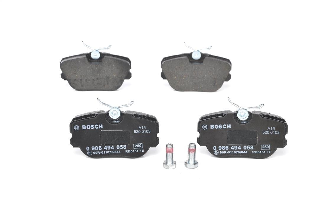 Bosch Brake pad set – price 77 PLN