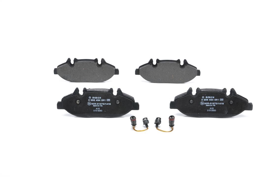 Bosch Brake pad set – price 161 PLN