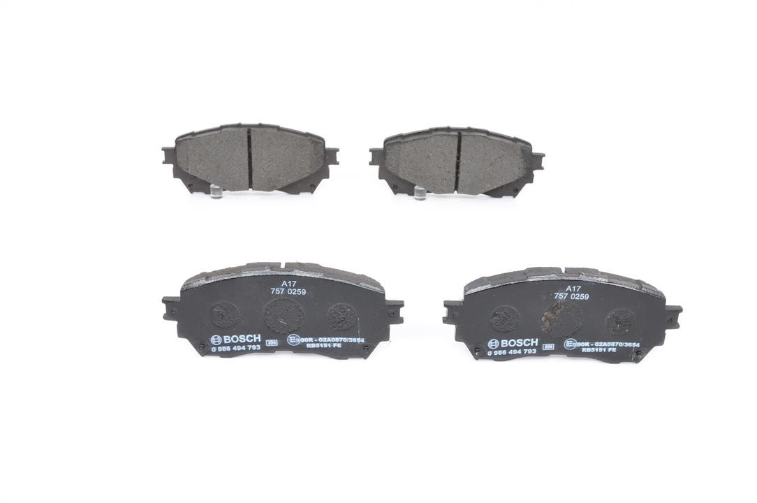 Bosch Brake pad set – price 183 PLN