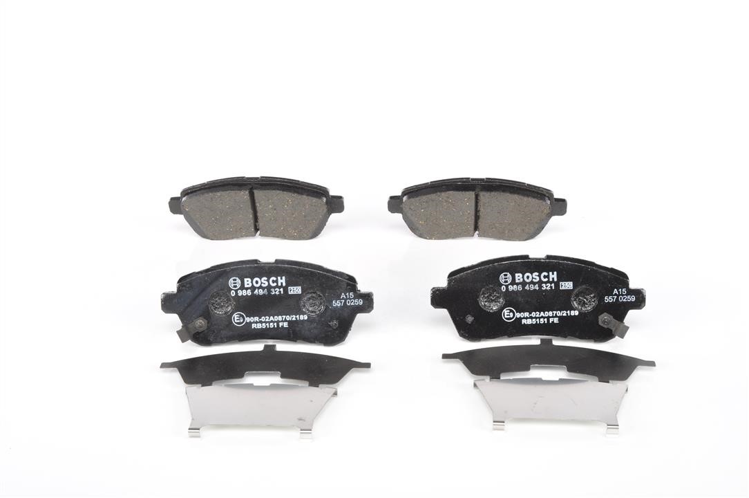 Bosch Brake pad set – price 141 PLN
