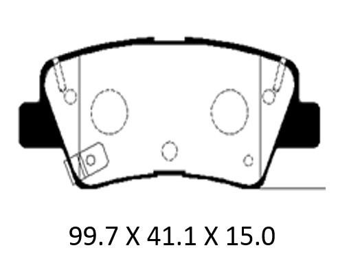 Patron PBP189KOR Brake Pad Set, disc brake PBP189KOR: Buy near me in Poland at 2407.PL - Good price!