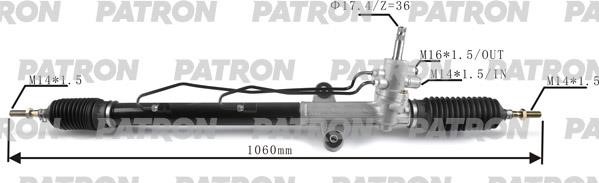 Patron PSG3051 Steering rack PSG3051: Buy near me in Poland at 2407.PL - Good price!