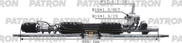 Patron PSG3061 Steering rack PSG3061: Buy near me in Poland at 2407.PL - Good price!