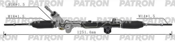 Patron PSG3092 Steering rack PSG3092: Buy near me at 2407.PL in Poland at an Affordable price!