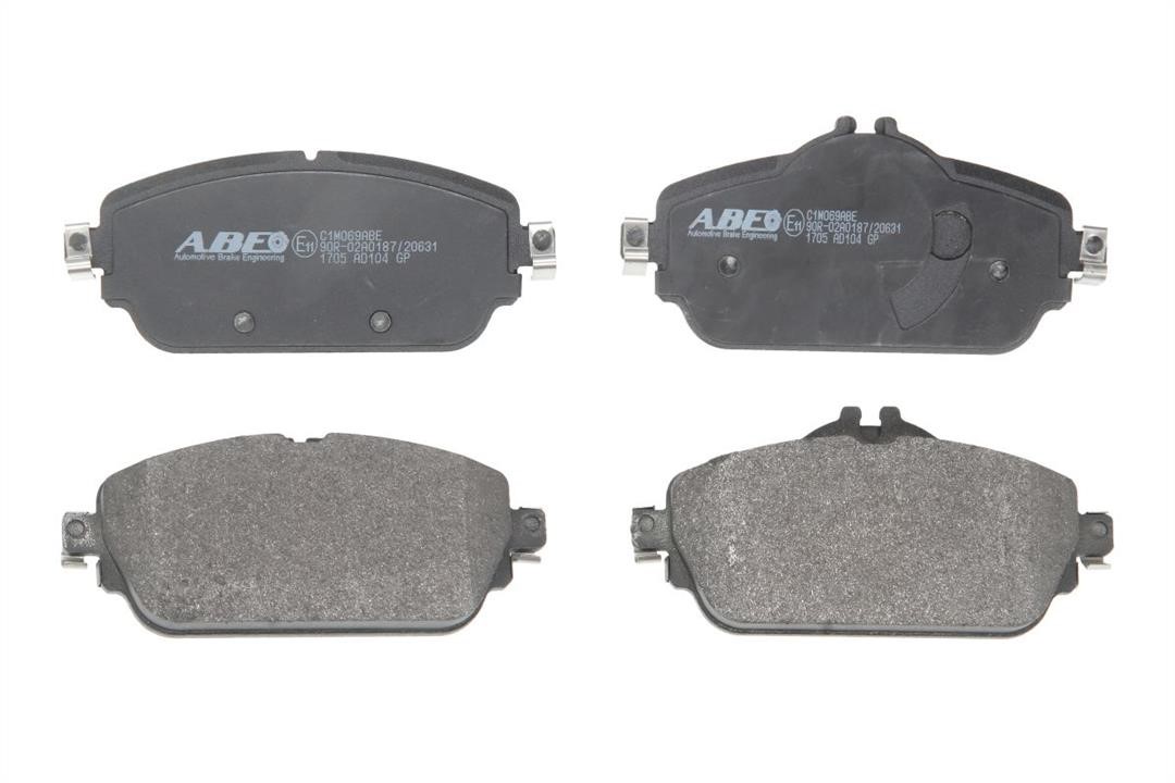 ABE C1M069ABE Front disc brake pads, set C1M069ABE: Buy near me in Poland at 2407.PL - Good price!