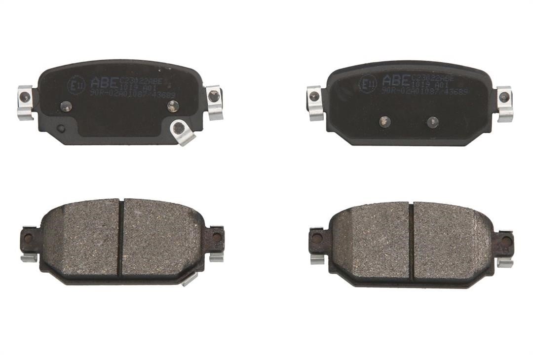 C23022ABE ABE Rear brake pad set