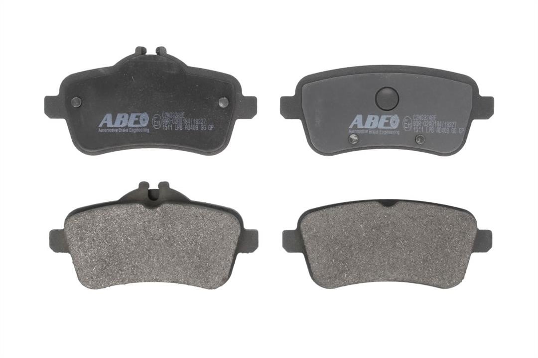 ABE C2M032ABE Rear disc brake pads, set C2M032ABE: Buy near me in Poland at 2407.PL - Good price!