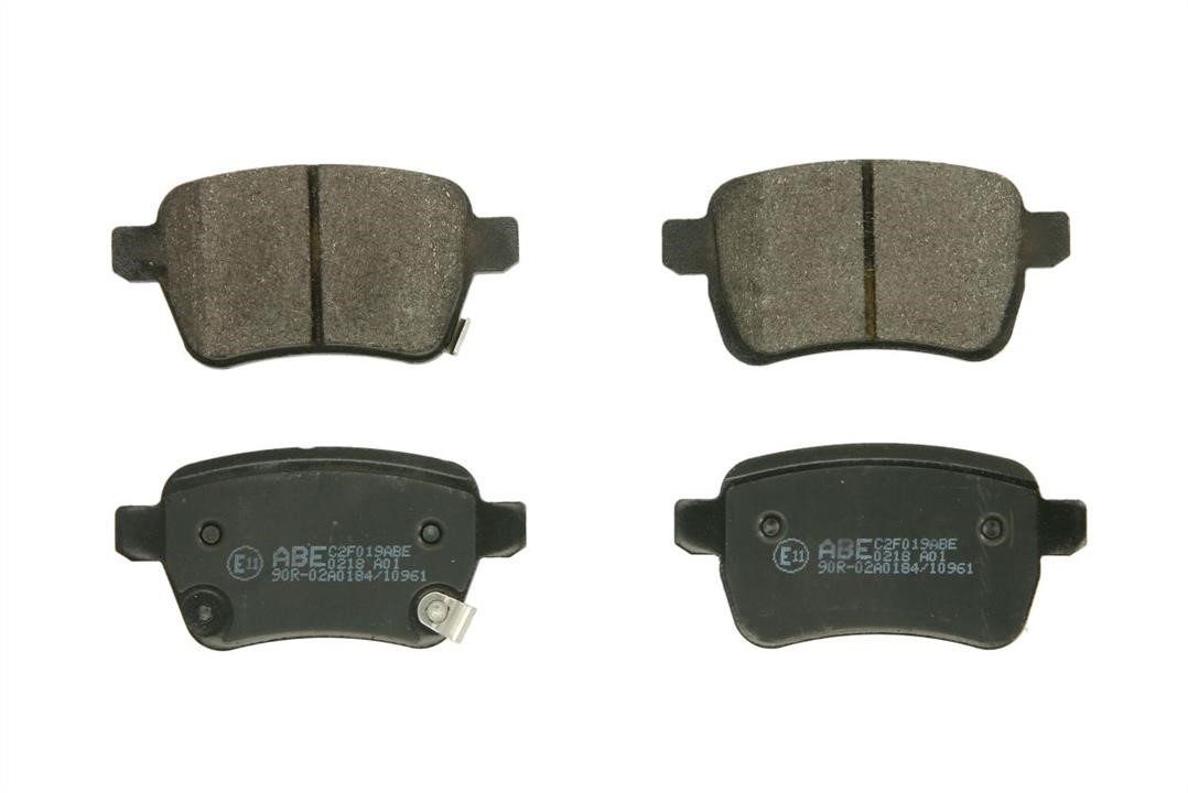 ABE C2F019ABE Rear disc brake pads, set C2F019ABE: Buy near me in Poland at 2407.PL - Good price!