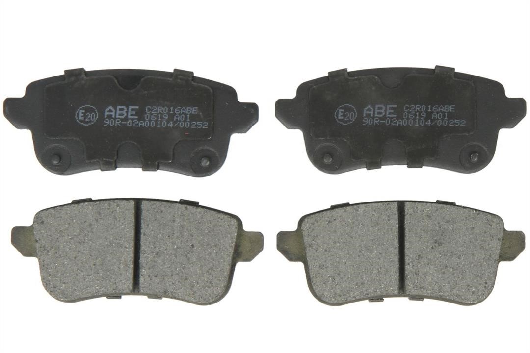 ABE C2R016ABE Rear disc brake pads, set C2R016ABE: Buy near me in Poland at 2407.PL - Good price!