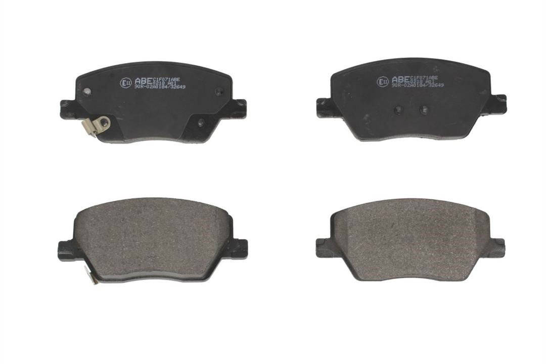 ABE C1F071ABE Front disc brake pads, set C1F071ABE: Buy near me in Poland at 2407.PL - Good price!