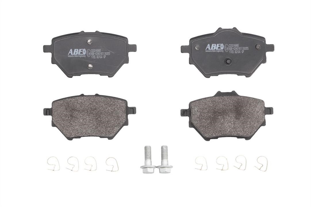 ABE C2C016ABE Тормозные колодки дисковые задние, комплект C2C016ABE: Отличная цена - Купить в Польше на 2407.PL!
