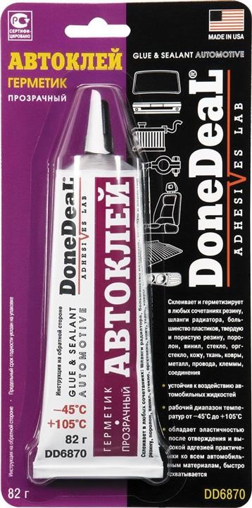 Done Deal DD6870 Glue-sealant, "Autoclay", transparent, 82 g DD6870: Buy near me in Poland at 2407.PL - Good price!