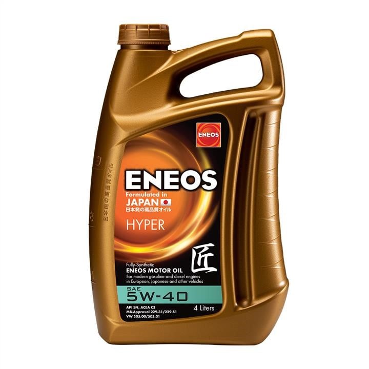 Eneos EU0031301N Моторное масло Eneos Hyper 5W-40, 4л EU0031301N: Отличная цена - Купить в Польше на 2407.PL!