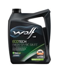 Wolf 1047260 Olej silnikowy Wolf EcoTech FE 0W-20, 4L 1047260: Dobra cena w Polsce na 2407.PL - Kup Teraz!