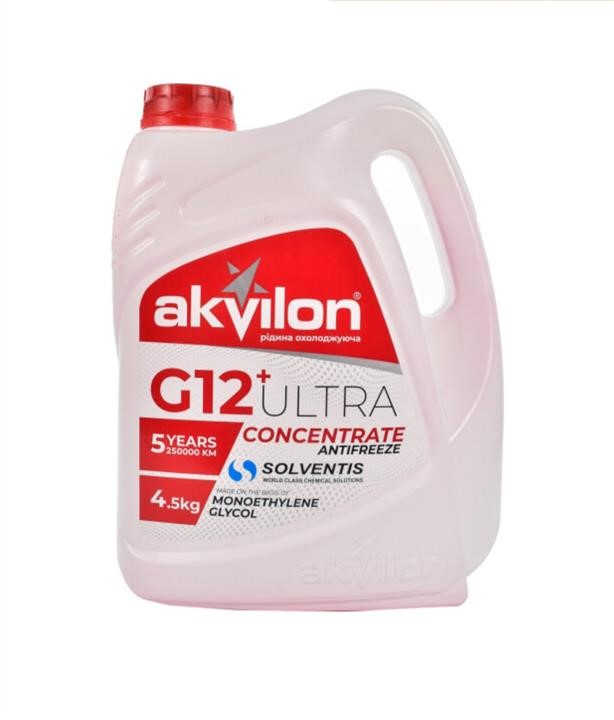 Akvilon 4820095201429 Antifreeze Akvilon ULTRA CONCENTRATE G12+ red, concentrate -80, 4,5L 4820095201429: Buy near me in Poland at 2407.PL - Good price!