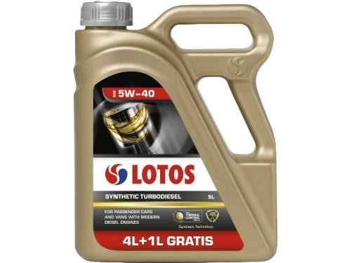Lotos WF-K504E30-0H1 Моторное масло Lotos Synthetic Turbodiesel 5W-40, 5л WFK504E300H1: Купить в Польше - Отличная цена на 2407.PL!