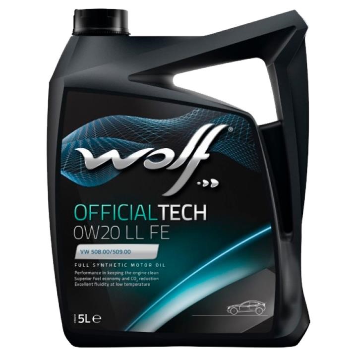 Wolf 8331336 Моторное масло Wolf OfficialTech LL FE 0W-20, 5л 8331336: Отличная цена - Купить в Польше на 2407.PL!