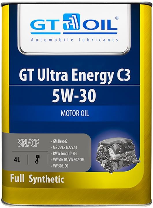 Gt oil 880 905940 793 6 Моторное масло Gt oil GT Ultra Energy C3 5W-30, 4л 8809059407936: Отличная цена - Купить в Польше на 2407.PL!
