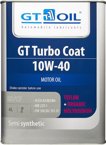 Gt oil 880 905940 746 2 Engine oil Gt oil GT Turbo Coat 10W-40, 4L 8809059407462: Buy near me at 2407.PL in Poland at an Affordable price!