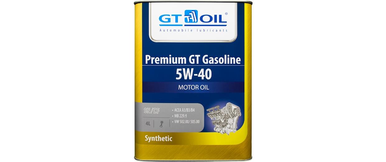 Gt oil 880 905940 722 6 Моторное масло Gt oil Premium GT Gasoline 5W-40, 4л 8809059407226: Отличная цена - Купить в Польше на 2407.PL!