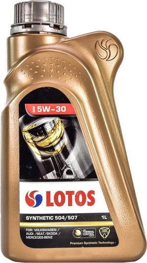 Lotos WF-K104E10-0H0 Моторное масло Lotos Synthetic 504/507 5W-30, 1л WFK104E100H0: Отличная цена - Купить в Польше на 2407.PL!