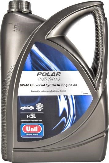 Unil POLAR 0W-40 5L Моторное масло Unil Polar 0W-40, 5л POLAR0W405L: Отличная цена - Купить в Польше на 2407.PL!