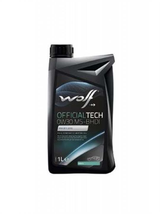 Wolf 8323393 Engine oil Wolf OfficialTech MS-BHDI 0W-30, 1L 8323393: Buy near me in Poland at 2407.PL - Good price!