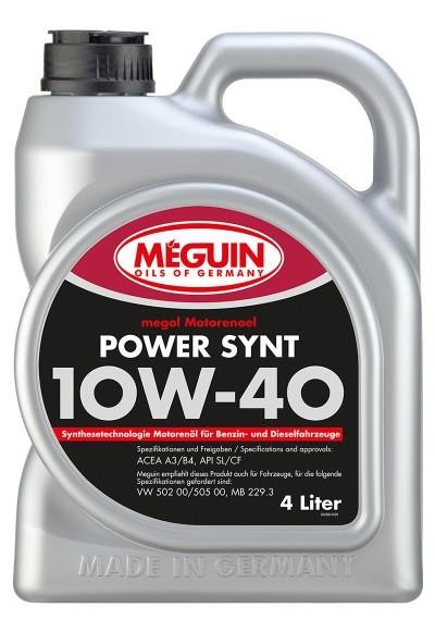 Meguin 4364 Engine oil Meguin Power Synt 10W-40, 4L 4364: Buy near me at 2407.PL in Poland at an Affordable price!