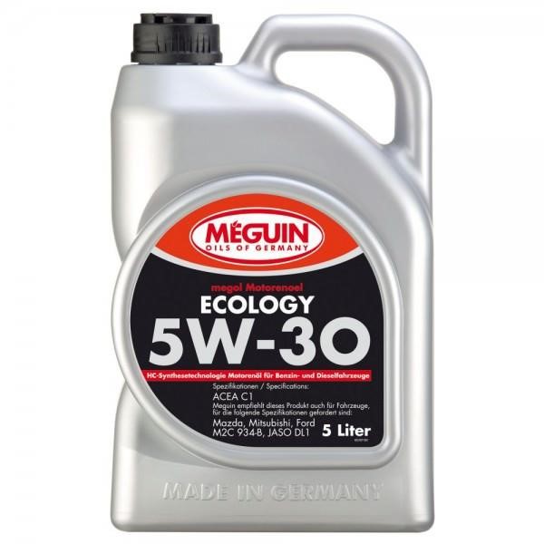 Meguin 3187 Engine oil Meguin Ecology 5W-30, 5L 3187: Buy near me in Poland at 2407.PL - Good price!
