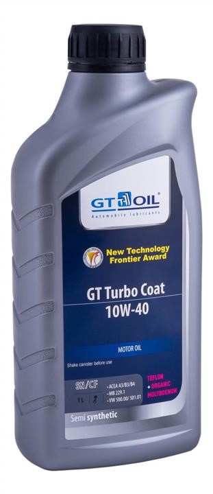 Gt oil 880 905940 745 5 Моторна олива Gt oil GT Turbo Coat 10W-40, 1л 8809059407455: Купити у Польщі - Добра ціна на 2407.PL!