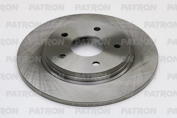 Patron PBD1050 Rear brake disc, non-ventilated PBD1050: Buy near me at 2407.PL in Poland at an Affordable price!