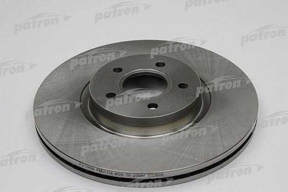 Patron PBD1114 Тормозной диск передний вентилируемый PBD1114: Отличная цена - Купить в Польше на 2407.PL!