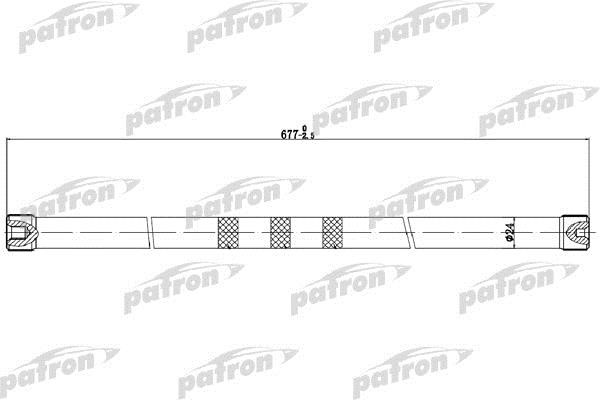 Patron PTB1005 Suspension torsion bar mounting bracket PTB1005: Buy near me in Poland at 2407.PL - Good price!