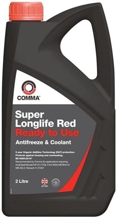 Comma SLC2L Antifreeze Comma Xstream Red Longlife G12+ red, ready to use, 2L SLC2L: Buy near me in Poland at 2407.PL - Good price!