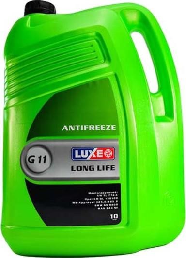 Luxe 672 Antifreeze Luxe Green line G11 green, 10L 672: Buy near me in Poland at 2407.PL - Good price!